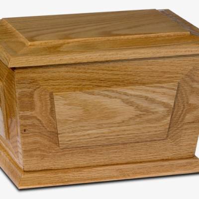 HEREFORD Ashes Casket Light Oak